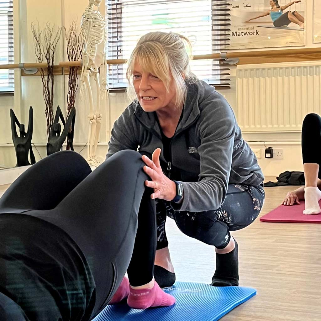 Marion Conroy teaching at Encore Pilates